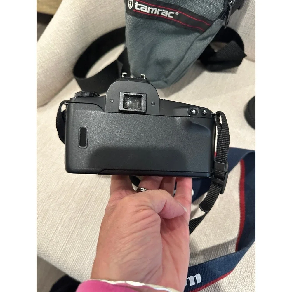 Vintage Canon EOS Rebel G Camera and case 1990's PARTS ONLY